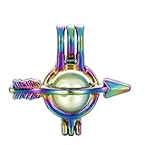 10pcs Colored Arrow Pearl Beads Cage Locket Pendant-Add Your Own Pearls, Stones, Crystals, Rock to Cage, Add Perfume Or Essential Oil to Create a Scent Diffusing Locket Pendant Charms (Arrow)