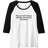 my oat milk frees all the cows from the yard sweatshirt