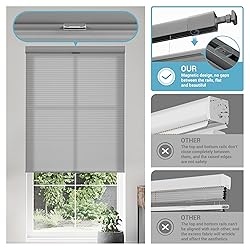 Boolegon No Drill No Tools Cellular Shades Top Down