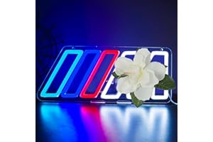 TOPQUALI Car Neon Sign for Wall Decor Dimmable Led Neon Light Up Sign for Garage、Bedroom、Playroom、Car Repair Shop、 Christmas and Birthday Gifts