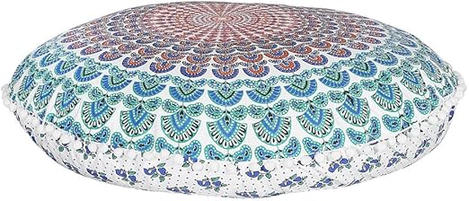 round mandala cushion