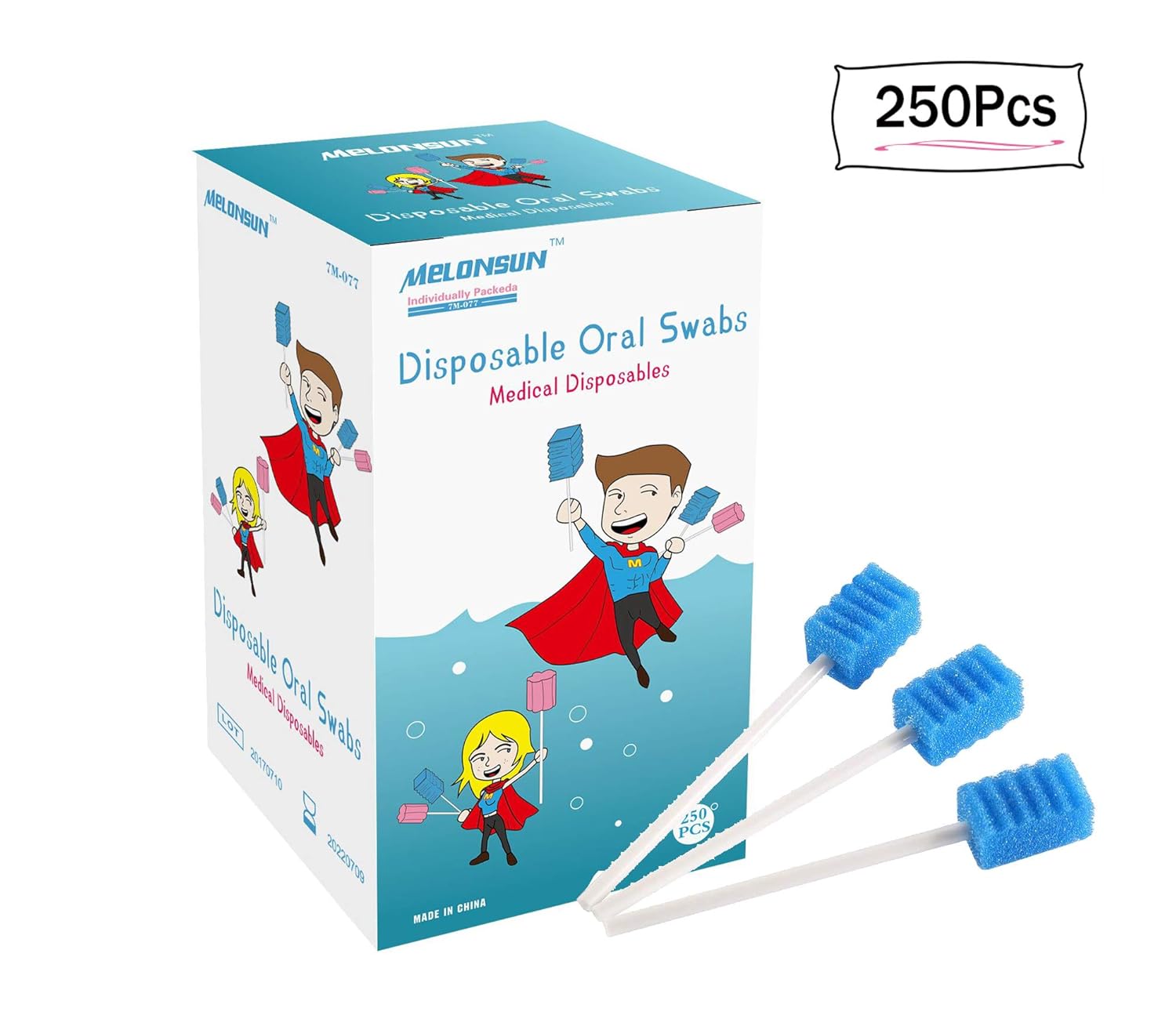 Disposable Oral Swabs, Individually Wrapped Mouth Swabs