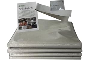 Faraday Fabric Amerthing Block WiFi Grade for Radiowave Microwave and Electromagnetic Fields 2 Meters (78"x43" inch)