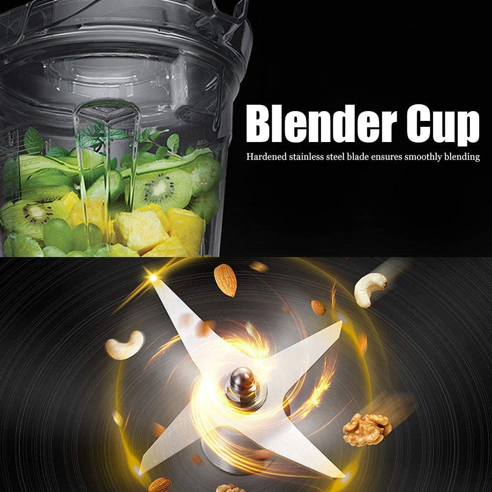 Blender Container, 2L Transparent Food Blender Container With Blade Lid Replacement Accessories Fit for Vitamix Container 64oz, Compatible for G‑Series Machines, Fit for Vitamix 5300