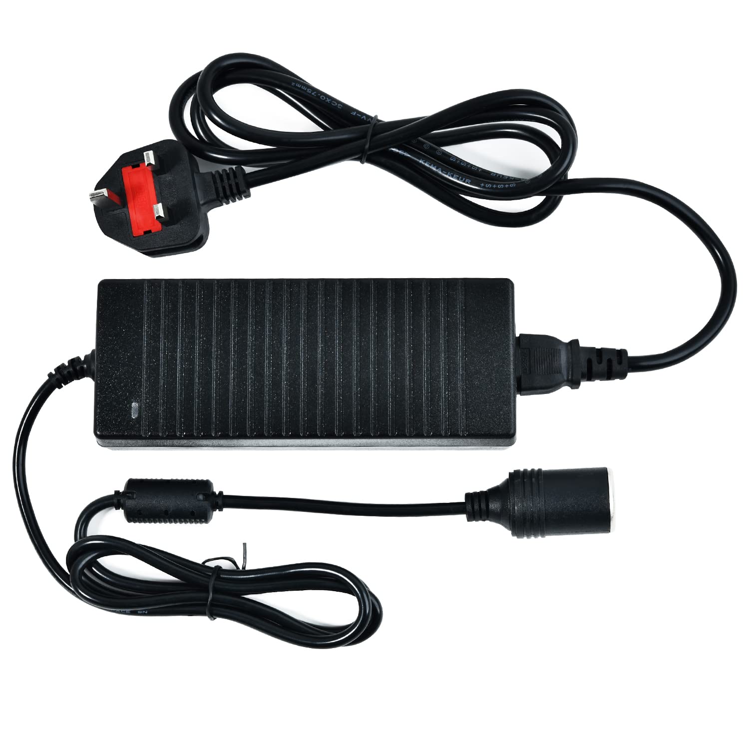AC to DC 120W Power Transformer – 240V to 12V 10A with UK Plug for Portable Fridges Tyre Inflators Cool Boxes Caravans & 12V Power Tools