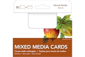 Strathmore Mixed Media Cards, Anniversary Size, 3.5x4.875 inches, 10 Pack, Envelopes Included - Custom Greeting Cards for Weddings, Events, Birthdays