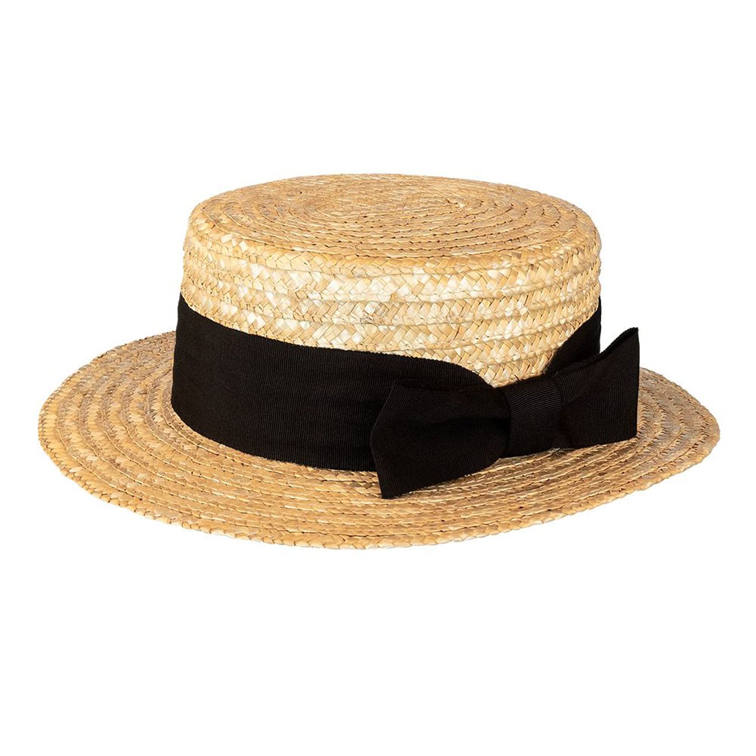 Boland 90994 – Condoliero Hat, Straw Hat, Venice, Gondola Driver, Headpiece, Costume, Carnival, Theme Party