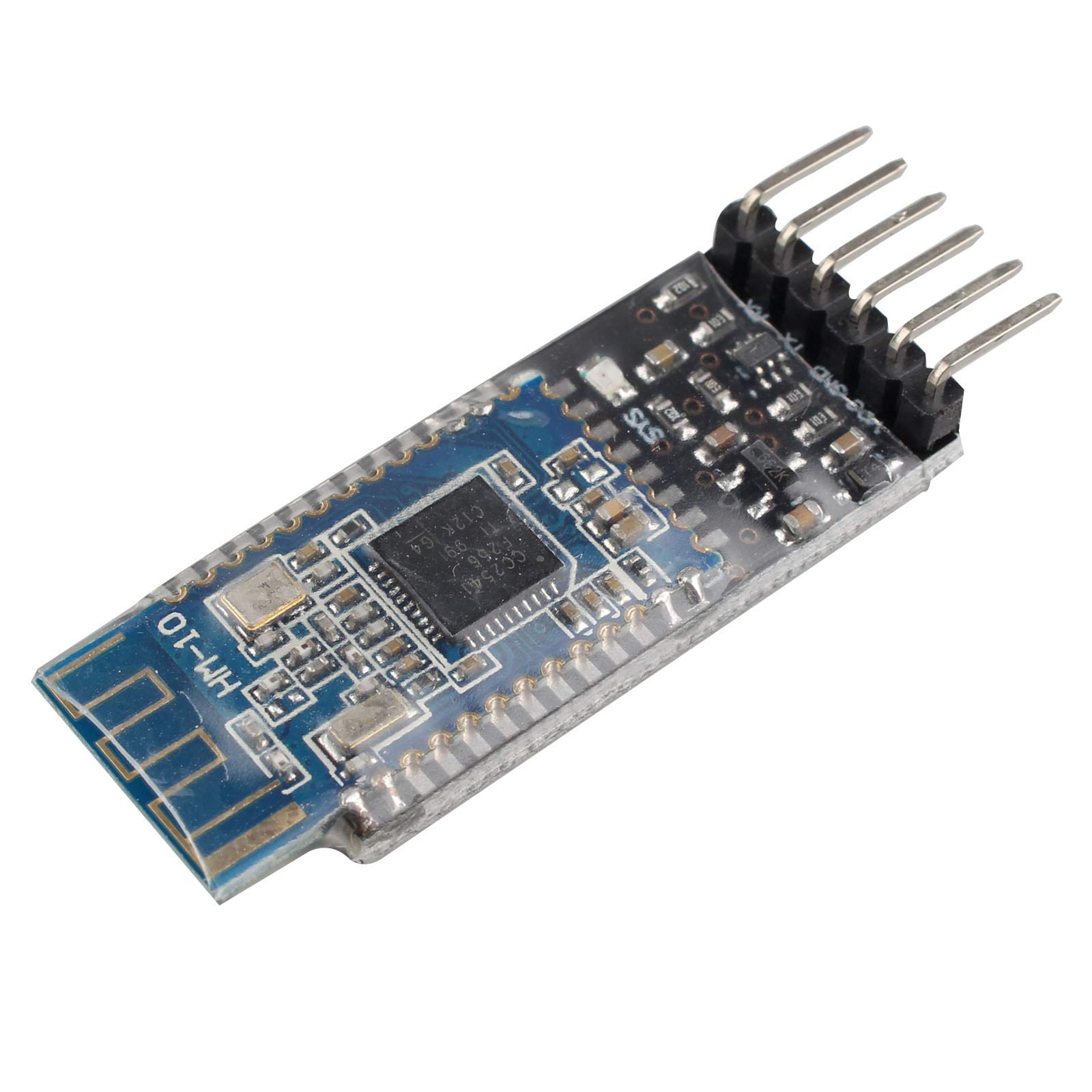 HALJIA HM-10 Bluetooth 4.0 UART Serial Module with 6 PIN Base Board with Logic Level Conversion Compatible with Arduino UNO R3 Mega 2560