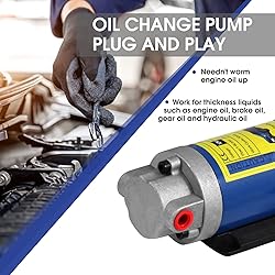 Vevitts Engine Oil Pump, Portable Electric