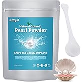 Jutqut Freshwater Pearl Powder Organic, 100g100% Natural Pearl Powder,DIY Skincare &mdash;DIY Antioxidant, Deep Cleansing, Pore-Shrinking, Anti-Aging Mask