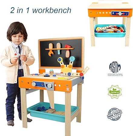 TOP BRIGHT Tool Bench Set Kids Toy Play 