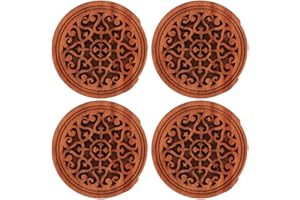 Milisten 4pcs Acoustic Guitar Sound Dampener Guitar Cover Screen Soundhole Cover Buffer