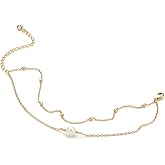 MEVECCO Bracelet for Women 14K Gold Plated Dainty Chain Simple Jewelry Cute Handmade Minimalist for Her
