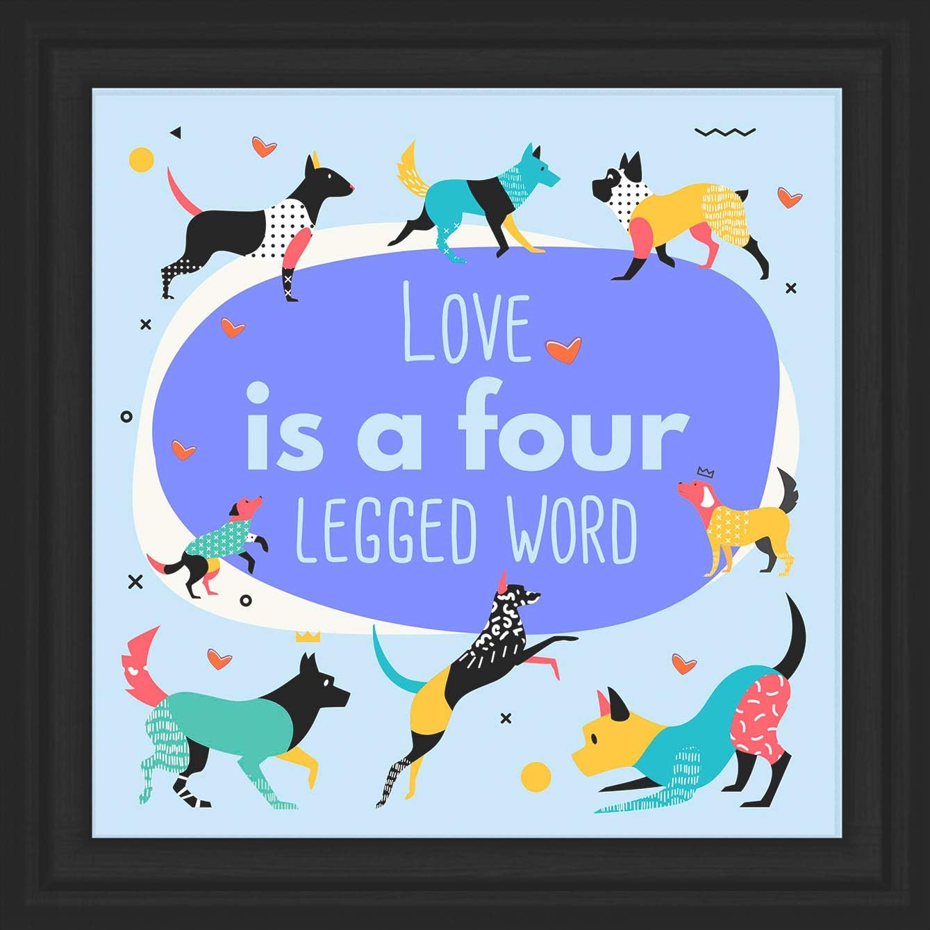 Dog Lovers Gifts | 7x7 Tile Artwork Special for Dog Lover | Gift Ideas for Puppy Owner | Ideal Birthday Present for Dog People | Perfect Pet Art for Home or Office Decor