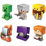 Minecraft All-Stars Mini Figure Six-Pack, Great for Playing, Trading, and Collecting, Action and Battle Toy for Boys and Girl
