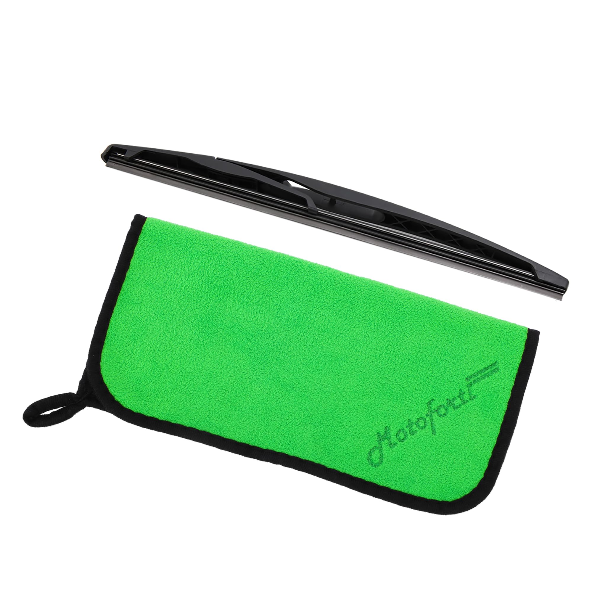 Photo 1 of Motoforti Rear Windshield Wiper Blade 11 Inch Replacement for Chevrolet Aveo 2011-2016 All-Season Back Windscreen Wiper Blade Towel Kit