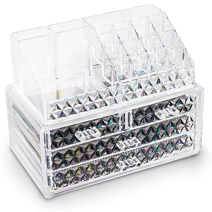 Amazon Com Acrylic Makeup Organizer And Storage Drawers Vanity