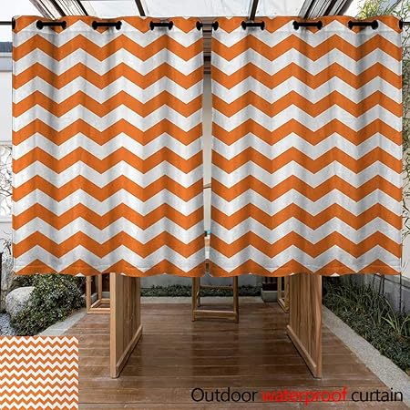 Amazon Com Living Room Bedroom Window Curtains Chevron Halloween