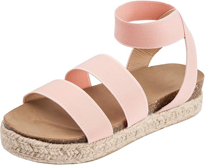 espadrilles with elastic straps