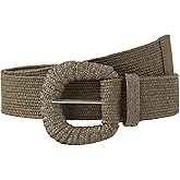 HOTWILL Women Straw Woven Belt Elastic Waistband Boho Stretch Waist Belts Bohemian Braided Wide Dress Belt