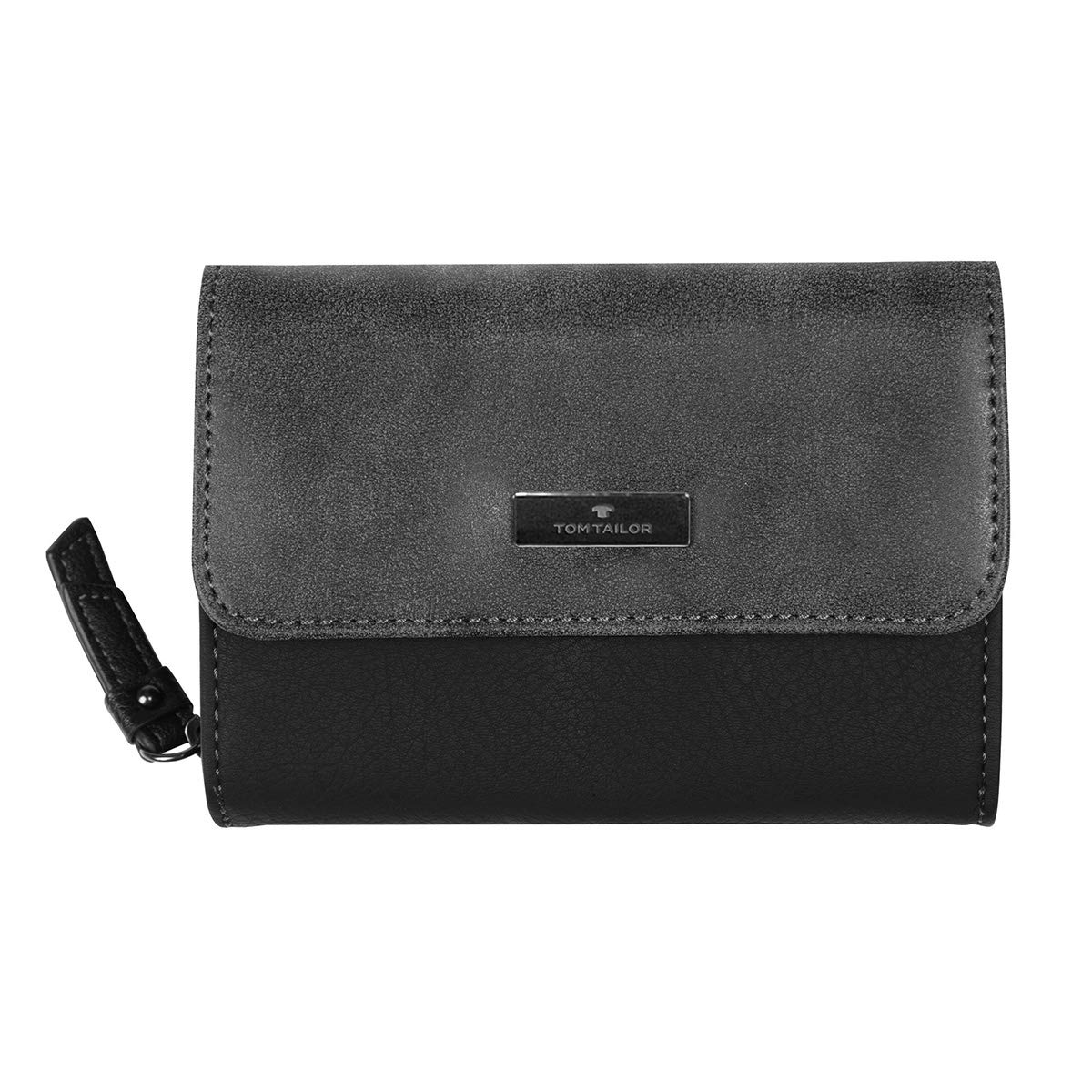 TOM TAILOR Women's Elin Wallet, Black, 4x10x14 cm (B x H x T)