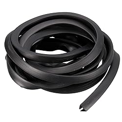 uxcell U Channel Edge Trim, 11.5ft Length Rubber