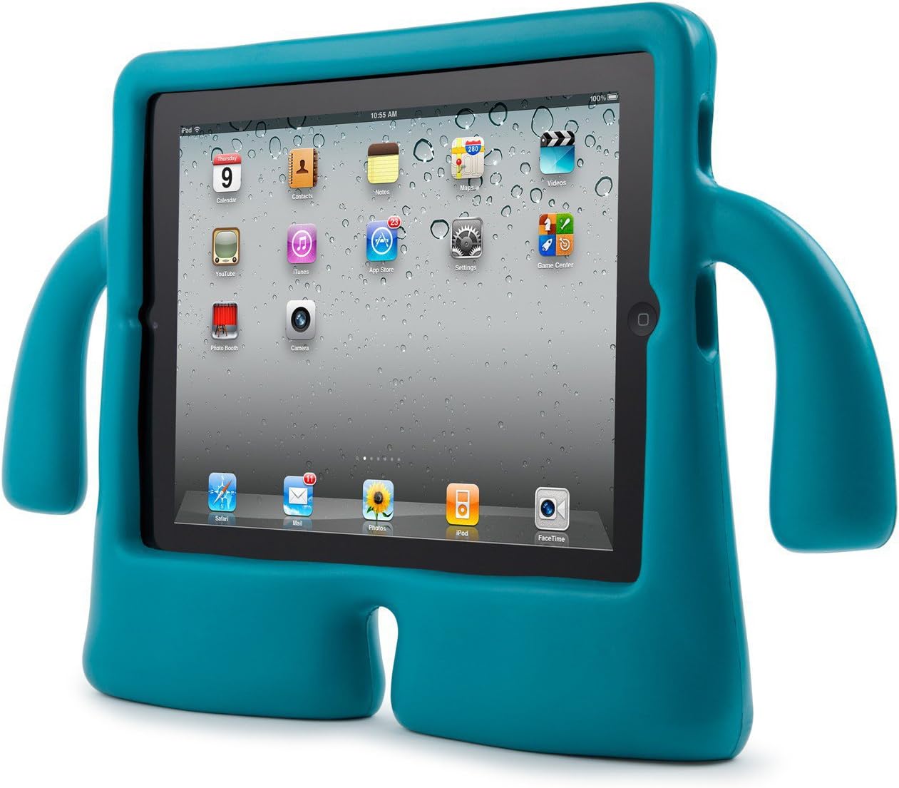 Speck SPKA0261 iGuy Standing Cover for iPad and iPad 2 (Peacock Blue
