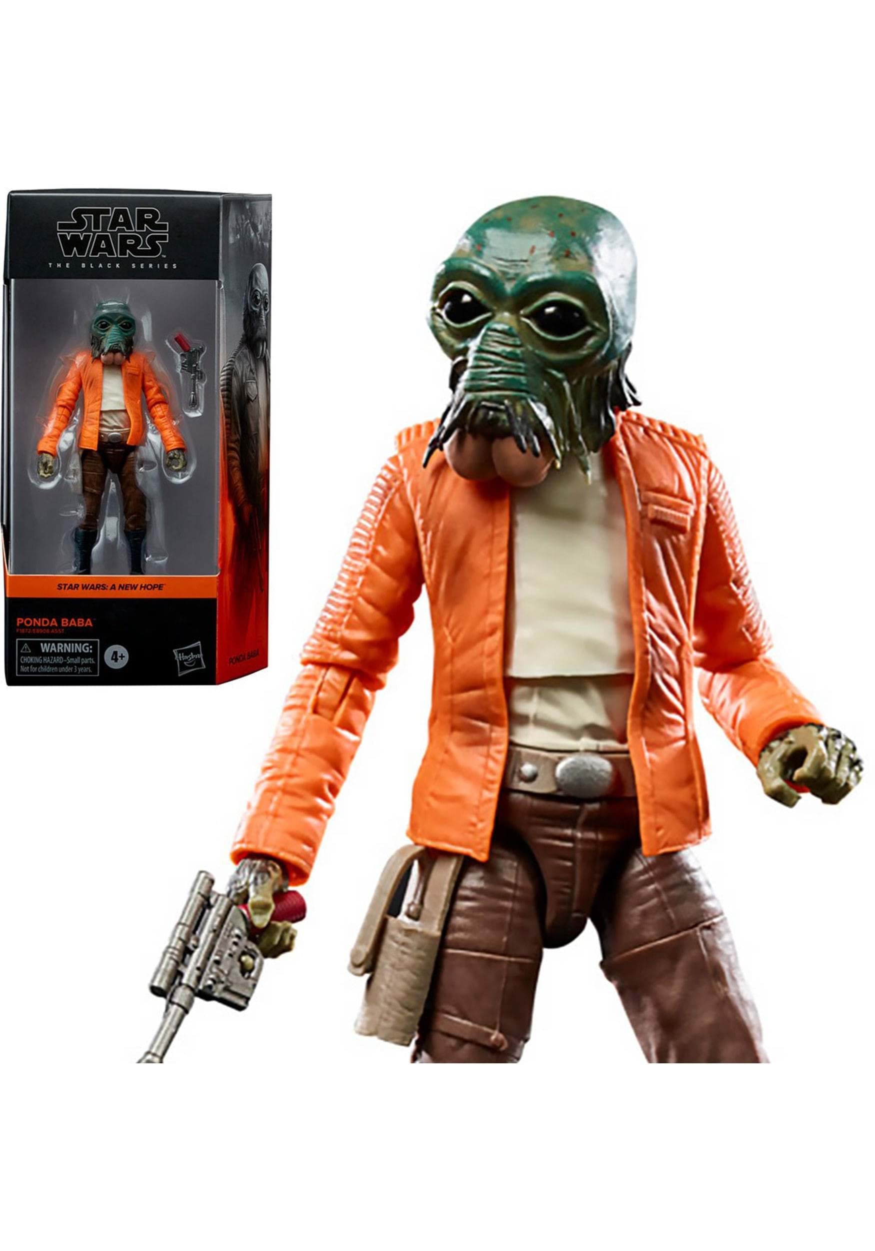Star Wars The Black Series, Ponda Baba, 15 cm Collectible Figure, A New Hope Toy for Kids, Ages 4 and Up