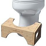 Squatty Potty The Original Toilet Stool - Bamboo Flip, 7" & 9" Height, Two Sizes-in-One