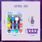 Townley Girl Disney Frozen 12 pc Kids Peelable Nail Polish Set w Toe Spacers view 8