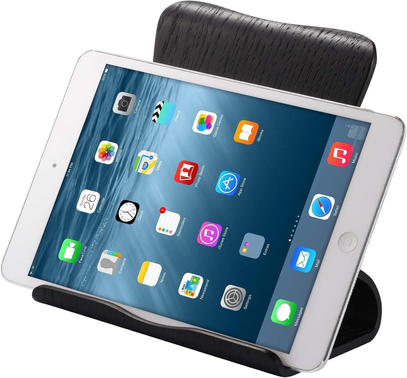 SAMDI Tablet Stand, Wood Stand for iPad Desktop Stand Holder Dock for iPad 2017 Pro