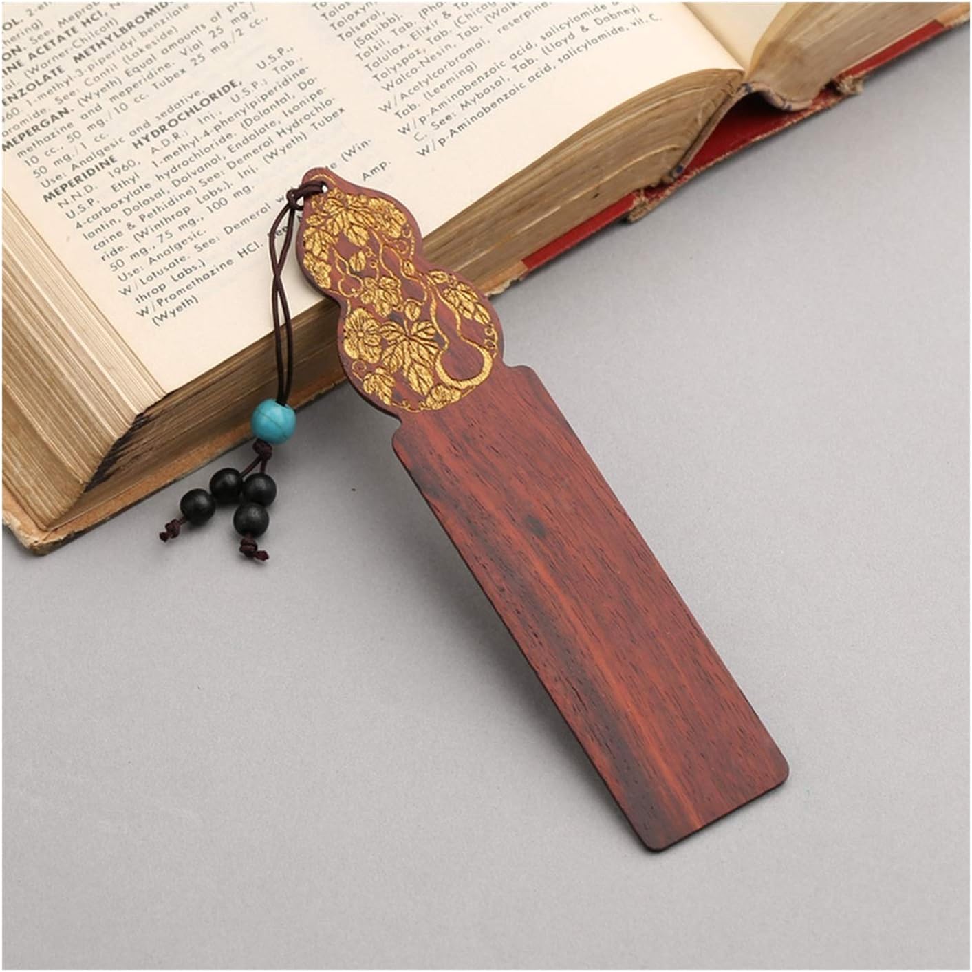 KGDC Book Mark Classical Sandalwood Bookmark，Wooden