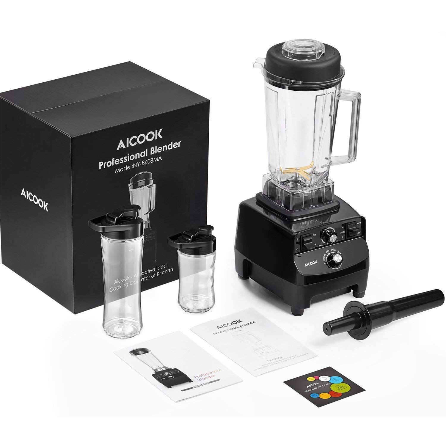 AICOOK Blender, Professional Countertop Blender 1450W, Durable High