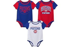 Outerstuff NBA Teams Newborn Baby and Infant Short Sleeve Bodysuit Variety 3-Pack (0-18m)
