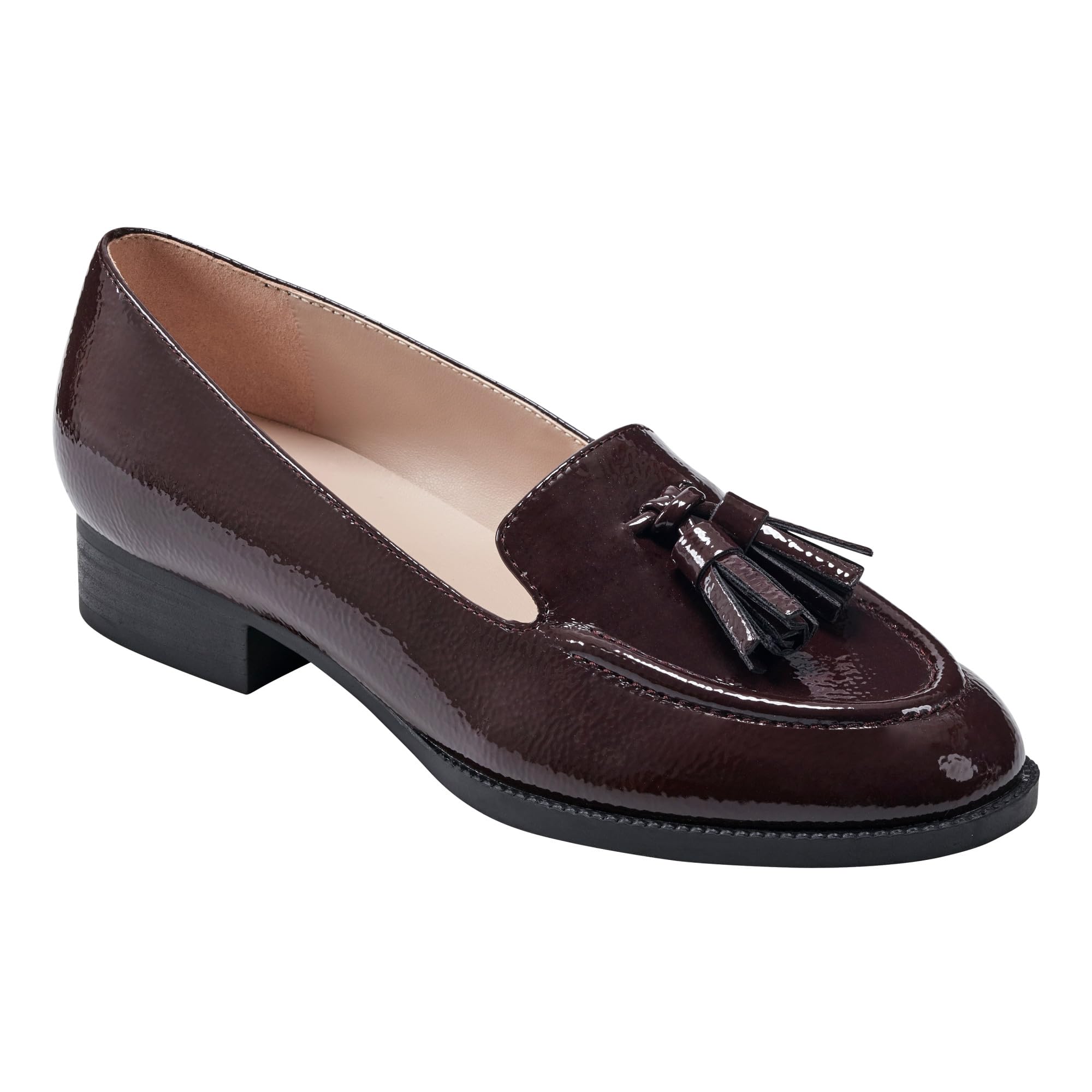 Bandolino Women’s Linzer Loafer, Dark Red Patent, 11