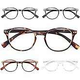 OKH Reading Glasses for Women Men, Readers for Women Men 5 Pack Blue Light Blocking Reading Glasses