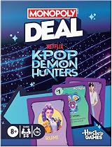 Hasbro Monopoly Deal KPop Demon Hunters Card Game view 1