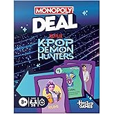 Monopoly Deal: Kpop Demon Hunters Card Game | Family Games for Kids, Tweens, Teens, and Adults | 2-5 Players | 15 mins. | Ages 8+