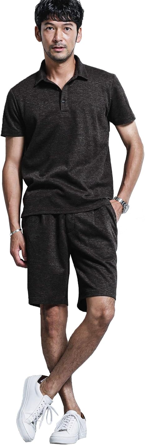 Amazon ナノユニバース Willlounge ウィル ラウンジ ポロシャツ ｗｌｇ ｈａｍｐｔｏｎ ポロ ショーツ セットアップ メンズ ロングパンツ 通販