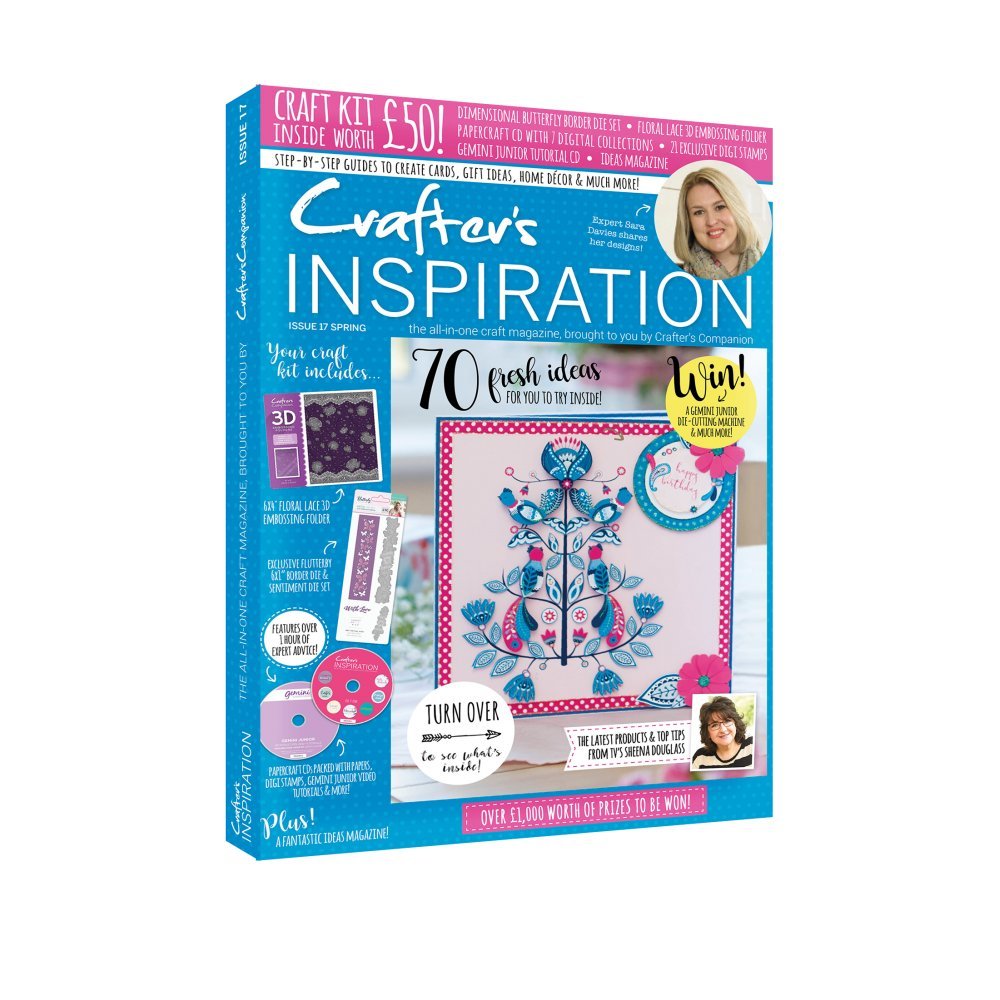 Crafters Companion Crafters Inspiration Issue 17 Spring Edition Free £