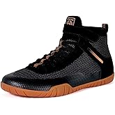 Wrestling Shoes Mens Boxing Shoe Fitness Weightlifting Powerlifting Zero Drop Sole