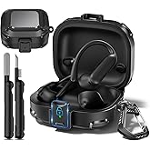 for Powerbeats Pro 2 Case 【with Safety Lock】, Shockproof Anti-scratch Protective Hard Cases Cover for Beats Powerbeats Pro 2 (2025) Wireless Bluetooth Earbuds Accessories, with Cleaning Kit & Keychain