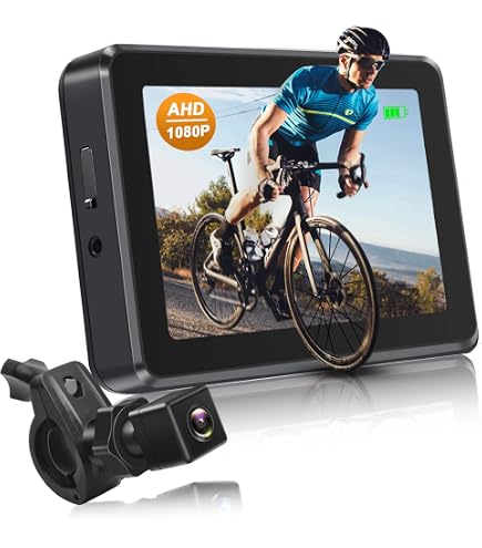 Telecamera Per Bici Con Schermo 4.3'' E Visione Notturna – Angolo 150° Per Mountain Bike E Bici Da Strada