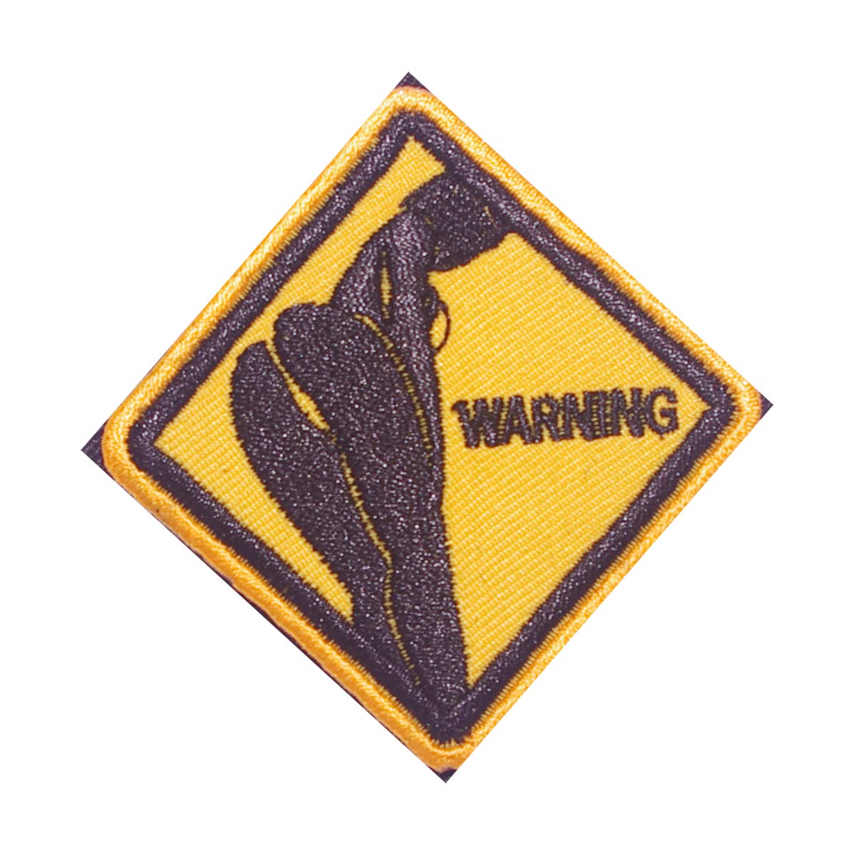 Cobra Tactical Solutions Military Embroidered Patch Sexy Butt Warning Sign Patch with Hook & Loop for Airsoft/Paintball for Tactical Clothing/Backpack