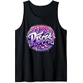 Purple Pisces Zodiac Star Sign Tank Top