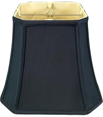 Royal Designs Rectangle Inverted Cut Corner Lamp Shade