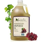 Kevala Grapeseed Oil - Nutritious Oil Great for Cooking and Beauty, Made with Carefully Selected Grapes, Perfect Base with Natural Flavor for Salad Dressings, Natural Vitamin E Source, 64 fl oz