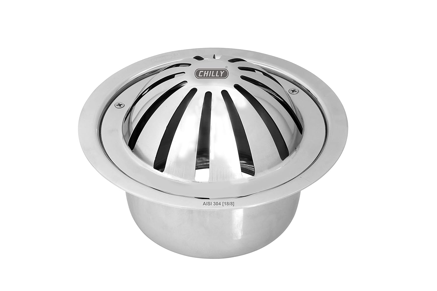 CHILLY Dome Grate/Jali/Grating with Spigot and SS Screws.Ideal for