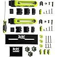 BOW Products Low Profile Clamping Kit - For Use on CNC Machines, MFT Tables, Dog Tables, T-Track Tables and Work Benches - Includes Hold Down Clamps, Fences, Interchangeable Tips and Hardware