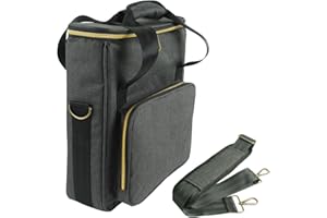 Vinyls Record Carrying Storage Case Travel Bag Portables Case Instrument Accessories Vinyls Bag with Shoulder Strap